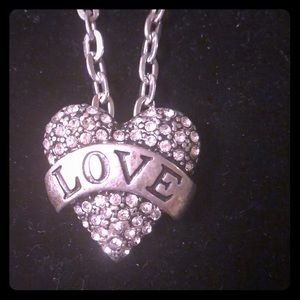 LOVE heart necklace